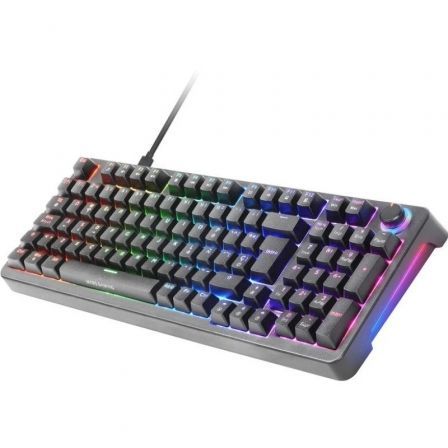 Mars Gaming MKPROYES Teclado Mecánico RGB Negro con Switches Amarillos Silenciosos